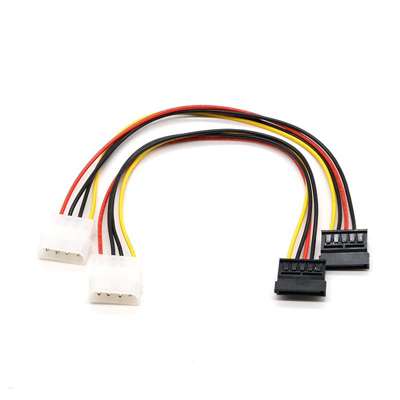 Molex 5.08 SATA -kaablile Arvuti kõvakettakaabel 18AWG 500 mm